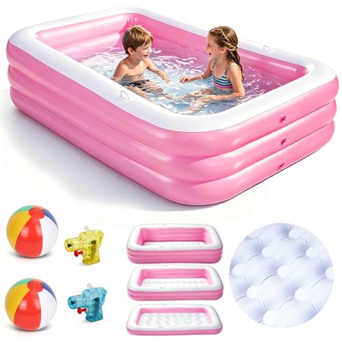 Beeoecm Piscine Gonflable Enfants, Pataugeoire Gonflable Rec