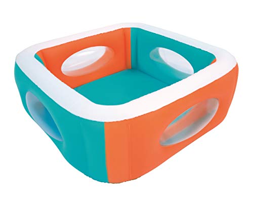 Bestway 51132 Piscine Gonflable Carrée avec Hublots Window 1