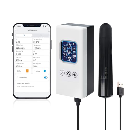 Testeur intelligent de qualité deau WiFi sans fil multiparam