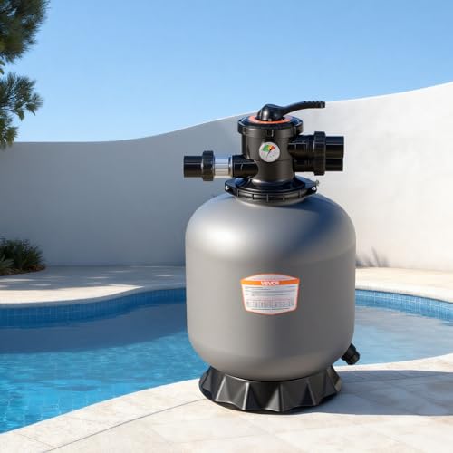VEVOR Filtre à Sable 45,2 cm Filtre à Sable Piscine 151,4 L/