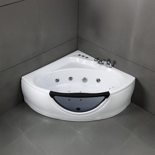 Baignoire Balnéo dangle avec Hublot Tasmanie Jets 135 X135 X