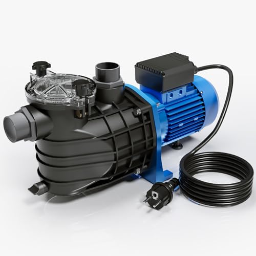 Wiltec Pompe piscine 2200 W - Débit 26400 l/h - Hauteur refo