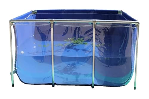 ZCXMNL Cadre en toile pour bassin à poissons, piscine avec p
