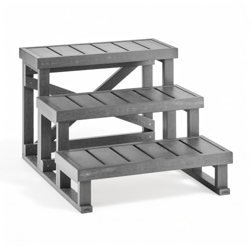 VEVOR Escalier pour Spa à 3 Marches Capacité 160kg Largeur 7