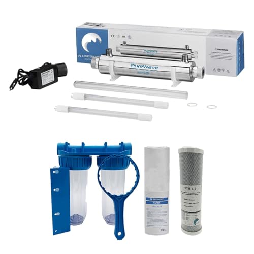 Pack stérilisateur UV 25w + 1 Lampe de Rechange + Double Por