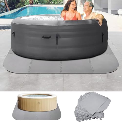 Tapis de jacuzzi super épais de 1,27 cm pour baignoire gonfl