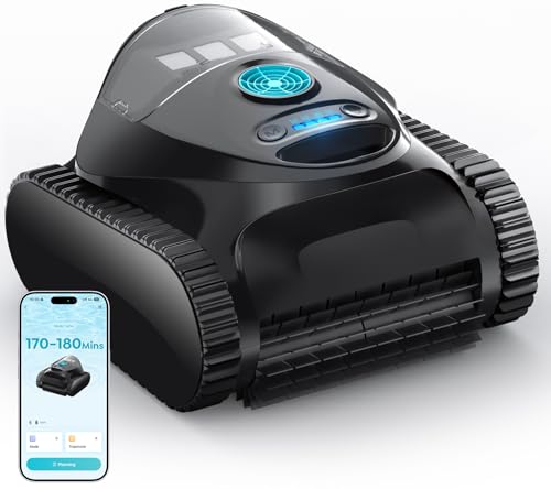 BRINBO C1 Robot de Piscine Fond et Parois, Double Filtre, Ro