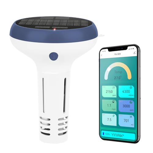UIUZMAR Testeur Intelligent de Chlore Sel et pH Surveillant