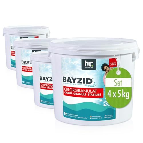 Höfer Chemie 4 x 5 kg Chlore Granulés Stabilisé Choc pour Pi