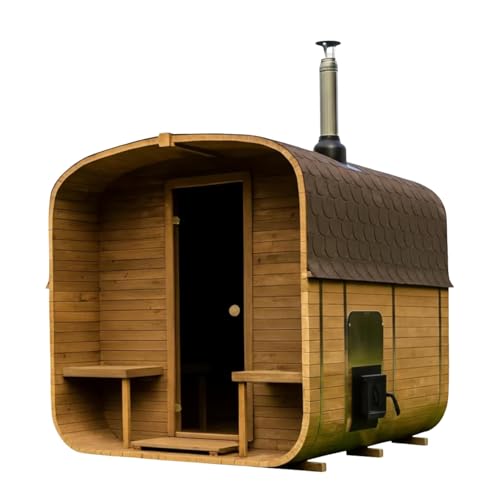 Gardj Fasssauna de jardin pour extérieur en épicéa nordique 