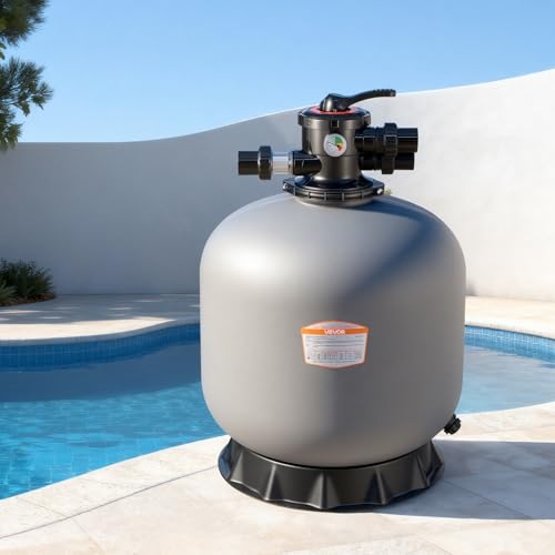 VEVOR Filtre à Sable 63,8 cm Filtre à Sable Piscine 246,1 L/