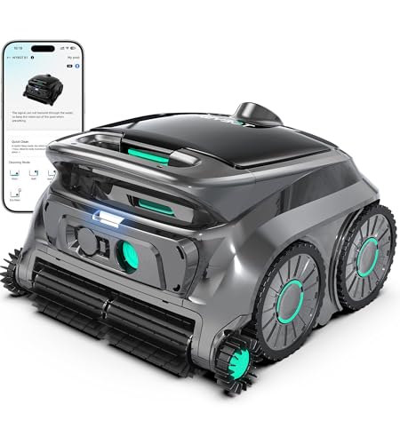 WYBOT OS600 Robot Piscine sans Fil, Nettoyage Fond Et Parois