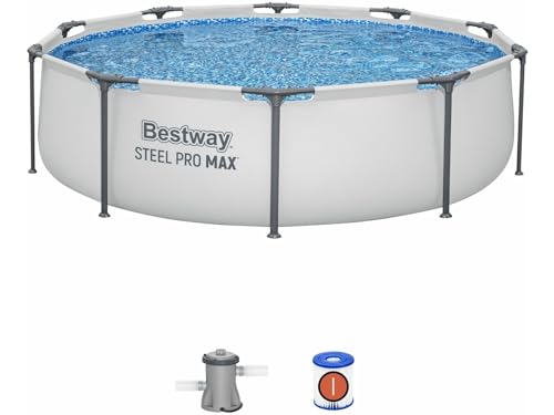 Bestway Steel Pro Max Frame Kit Piscine avec Pompe à Filtre 
