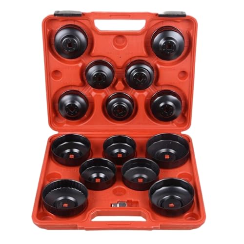 Htuteyy de 16 Clés pour Filtre à - Kit DOutils de Démontage 