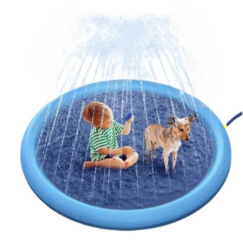 Tapis Jeu Eau Extérieur 100cm Bleu
