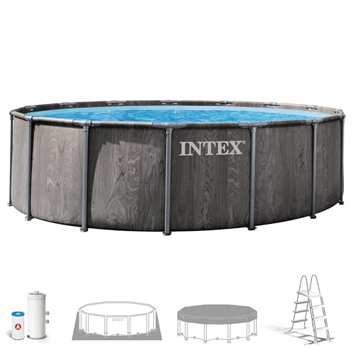 Intex - 26742ND - Kit Piscine Baltik Ronde Tubulaire 4,57 x 