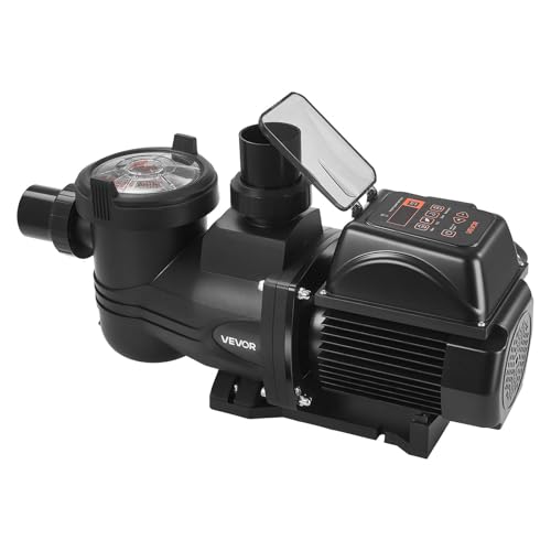 VEVOR Pompe Piscine Vitesse Variable 1650 W Pompe Filtration
