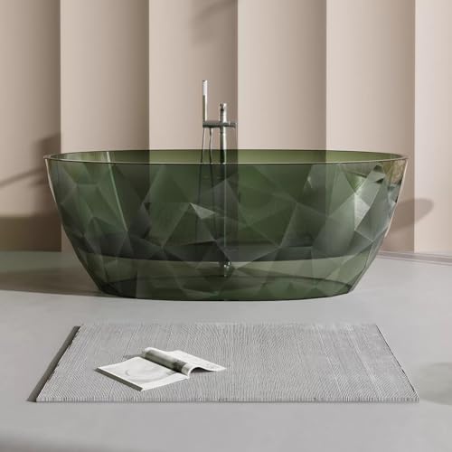 TT-YEC Baignoire Autoportante en Acrylique Transparent De 67