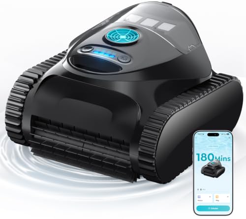 C1 Robot de Piscine Fond et Parois, Double Filtre, Robot Pis