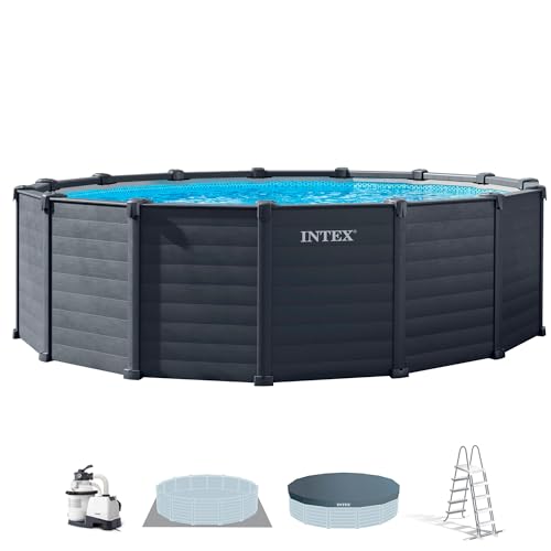 Piscine Intex Graphite Ø478cm 16805L