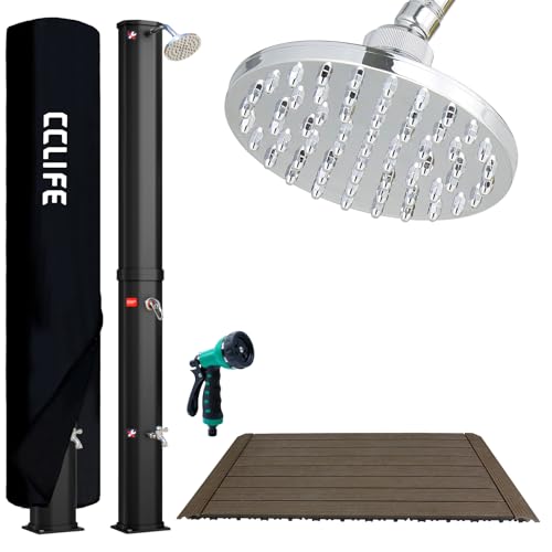 CCLIFE Douche Solaire, Douche de Jardin Solaire de 40 litres