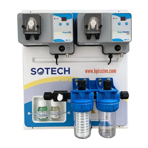 ByPiscine - Tableau complet régulateur pH et chlore automati