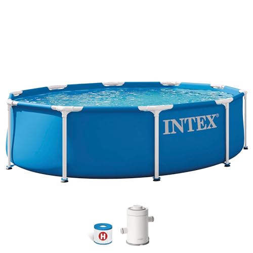 Intex Piscine 28202ND 3,05 m x 76 cm avec Structure métalliq