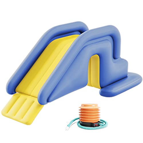 Toboggan Gonflable Piscine Bleu