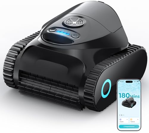 BRINBO C1 Robot de Piscine Fond et Parois,Ligne deau,Double