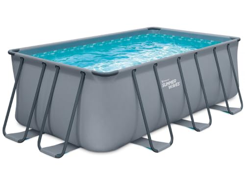 Habitat et Jardin - Piscine Tubulaire Rectangulaire Ludo 2 (
