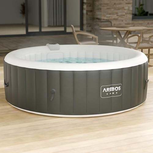 Arebos Spa Gonflable | pour lintérieur et lextérieur | 6 Per