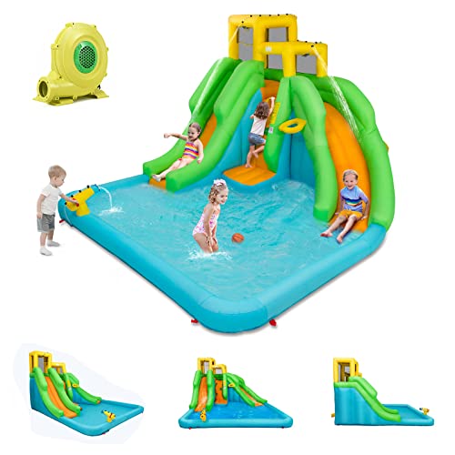 Château Gonflable Aquatique 5-en-1