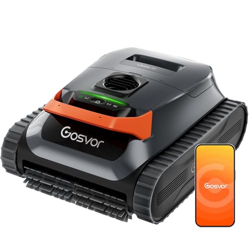 (2026 Nouveau) Gosvor LiteVac G1 Robot Piscine Fond et Paroi