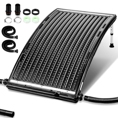 Ansobea Chauffage Solaire pour Piscine - 113 x 69 x 35 cm - 