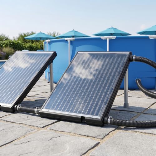 Suusolny 1 chauffage solaire de piscine, modèle droit, régla