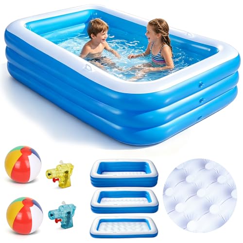 Beeoecm Piscine Gonflable Enfants, Pataugeoire Gonflable Rec