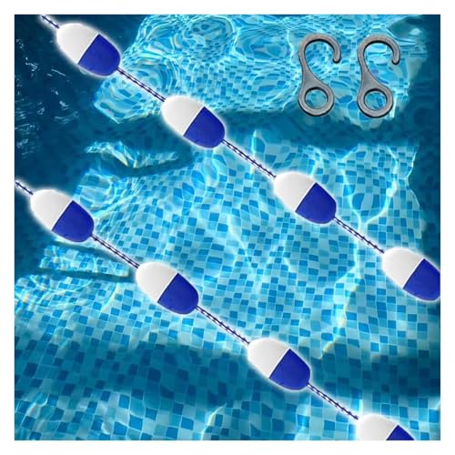 Ligne de sécurité flottante pour piscine (25 pi, 45 pi, 75 p