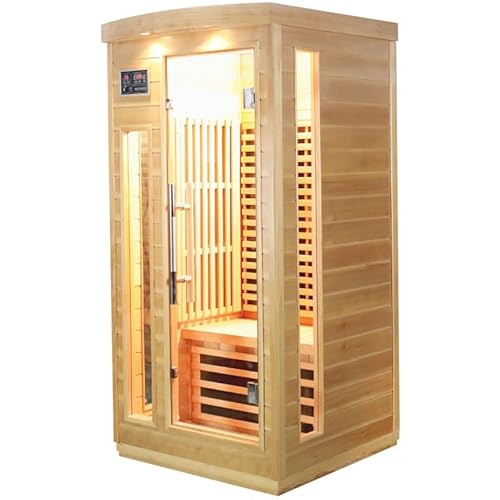 SNÖ Sauna Infrarouge Extérieur 1 Place 1500W | Cabine Hemloc