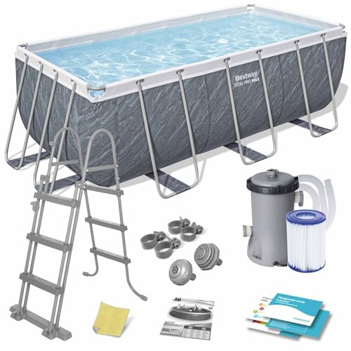 Bestway Steel Pro Max Kit Piscine Hors Sol - 412 cm x 201 cm