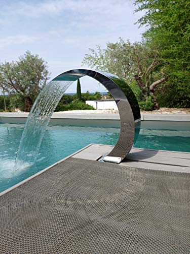 CASCADES-INOX 316 Fontaine Piscine Bassin Modèle Cobra Haute