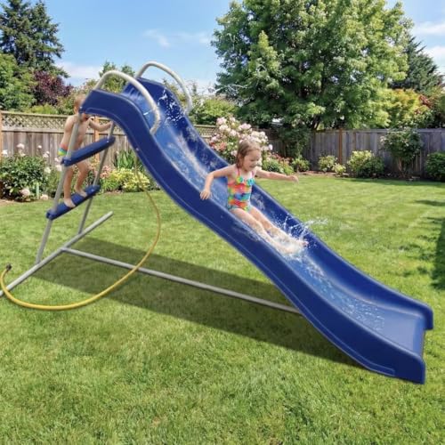 Toboggan extérieur pour Enfants, Toboggan de Jardin de 1,8 m