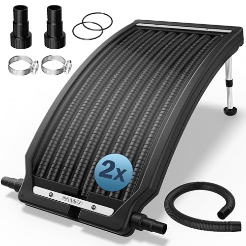 Monzana 2X Panneau de Chauffage Solaire 112x55x14cm 10.000L/