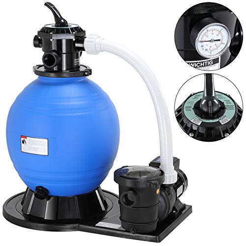 MONZANA® Pompe filtre à sable 15,9 m³ auto-amorçante pour pi