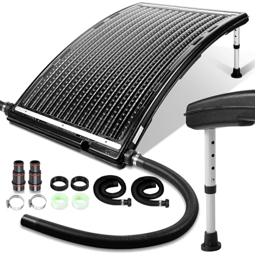 Vkechh Chauffage solaire de piscine - 110 x 65 x 15 cm - Pan