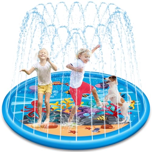 NXPZ 170CM Tapis deau, Tapis de Jeu deau, Jouet Aquatique dÉ