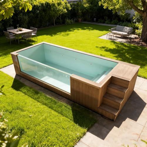 Piscine extérieure en acrylique – Grande piscine profonde mo