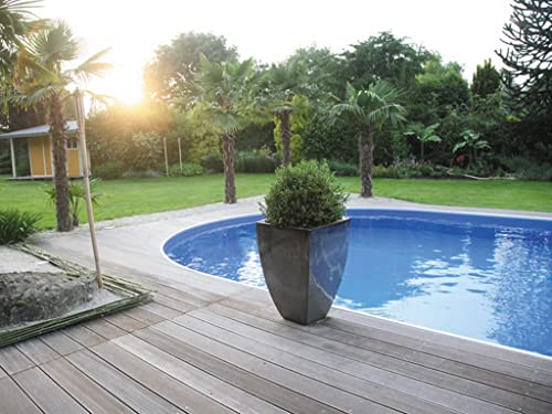 Aqualux Kit Piscine enterrée Ovale - 7.00 x 3.50 x 1.50 m
