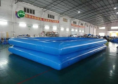 Inflatable 0.9mm PVC Rectangle Above Ground Swimming Pool NE