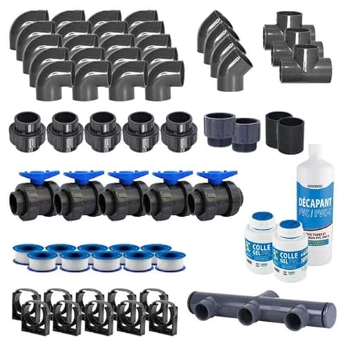 Interplast Kit de plomberie Piscine diamètre 50 mm