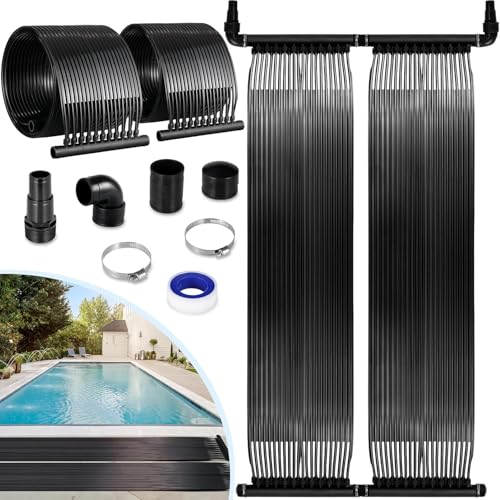 LIFERUN Chauffage Solaire pour Piscine 150x600 cm, Chauffage